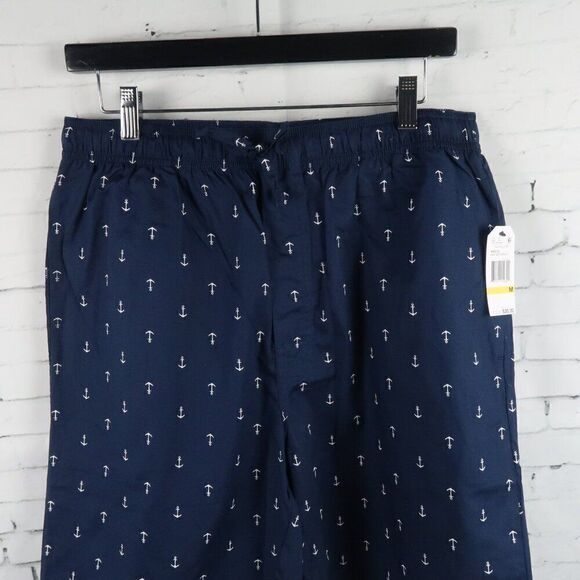 NAUTICA SLEEPWEAR MARITIME BLUE ANCHOR PRINT SLEEP SHORT SIZE MEDIUM NWT - Picture 5 of 11